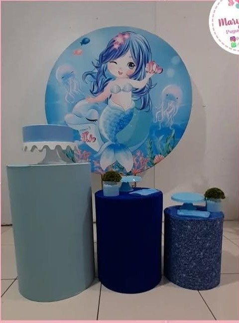 Kit 3 - Sereia - CATÁLOGO MARY FESTAS PEGUE E MONTE