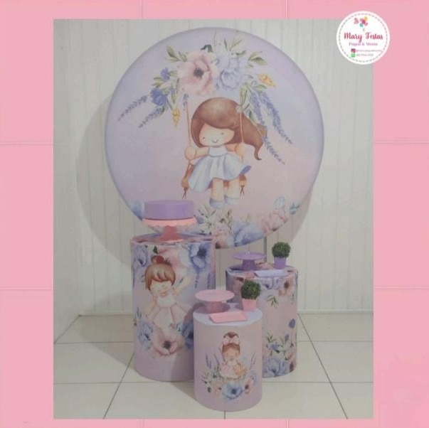 Kit 3 - Bonequinha - CATÁLOGO MARY FESTAS PEGUE E MONTE