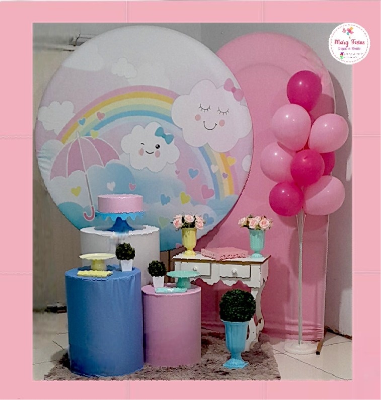 Kit 1 - Chuva de Amor  - CATÁLOGO MARY FESTAS PEGUE E MONTE
