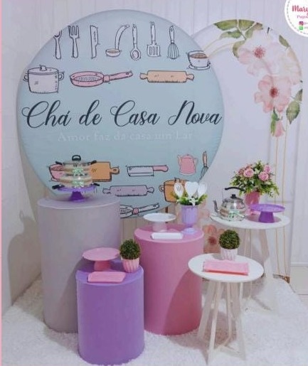 Kit 1 - Chá de Casa Nova   - CATÁLOGO MARY FESTAS PEGUE E MONTE
