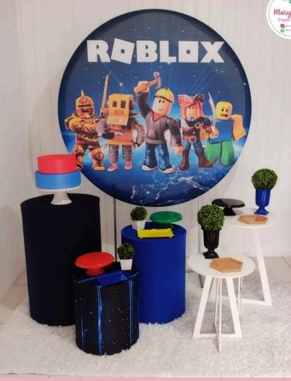 Kit 2 - Roblox ( Menino ) - CATÁLOGO MARY FESTAS PEGUE E MONTE
