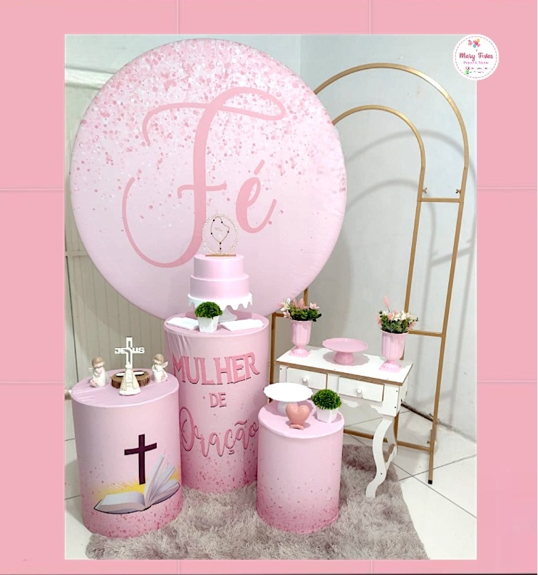 Kit 1 - Mulher de Fé   - CATÁLOGO MARY FESTAS PEGUE E MONTE