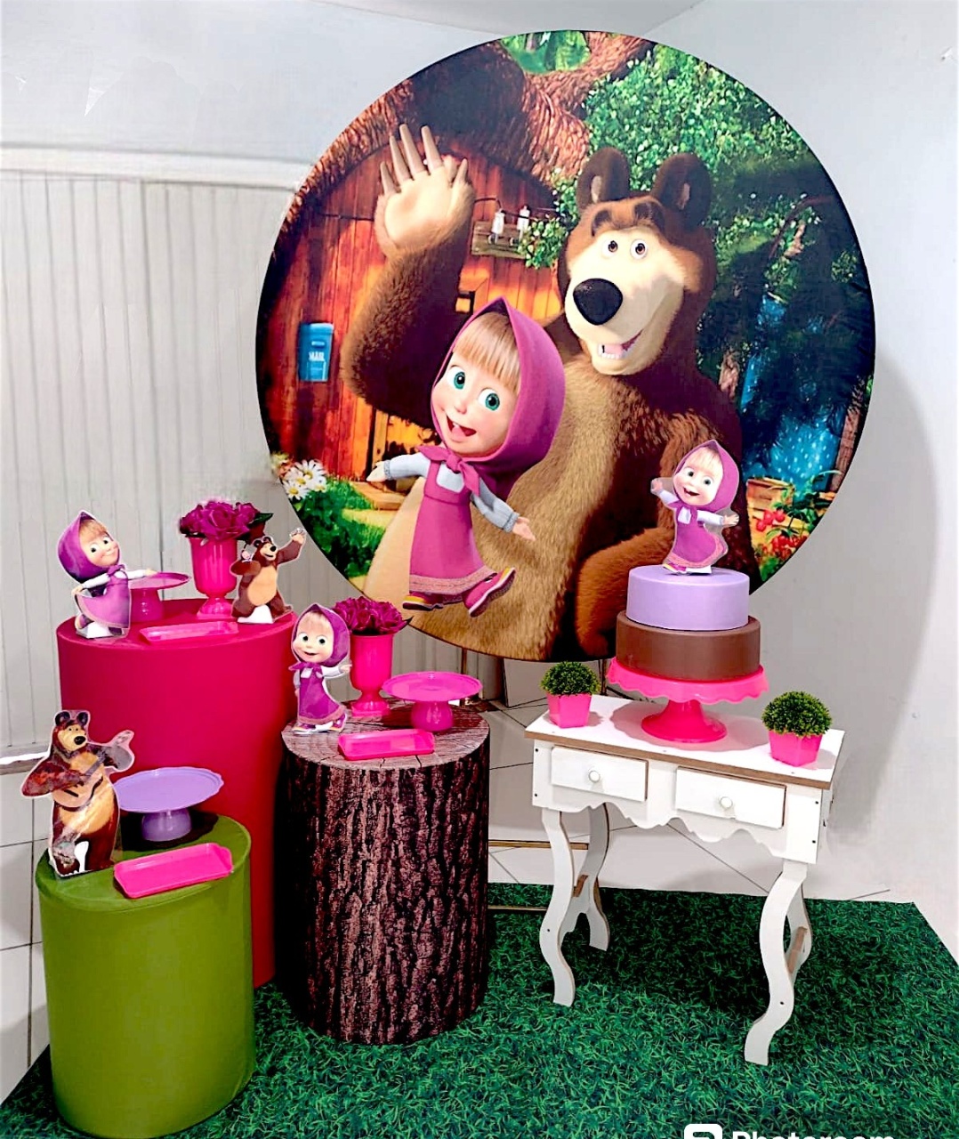 Kit 2 - Masha E Urso - CATÁLOGO MARY FESTAS PEGUE E MONTE