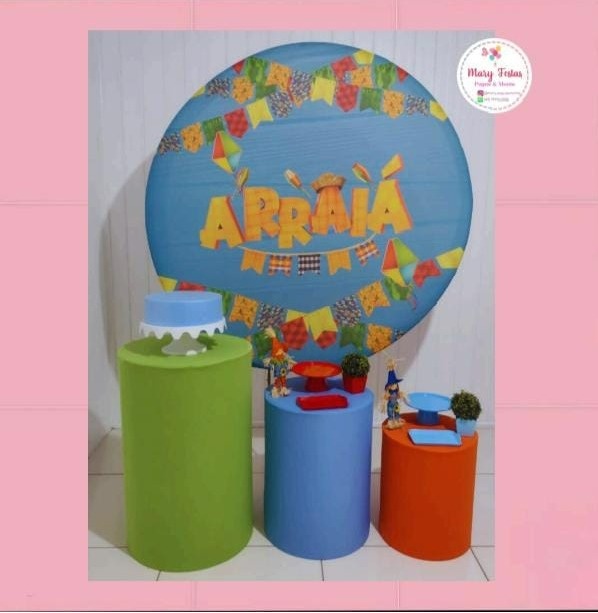 Kit 1 Arraia (Azul) - CATÁLOGO MARY FESTAS PEGUE E MONTE