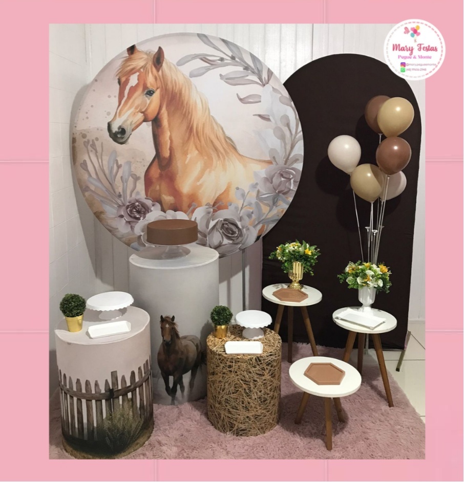 Kit 1 - Cavalo - CATÁLOGO MARY FESTAS PEGUE E MONTE