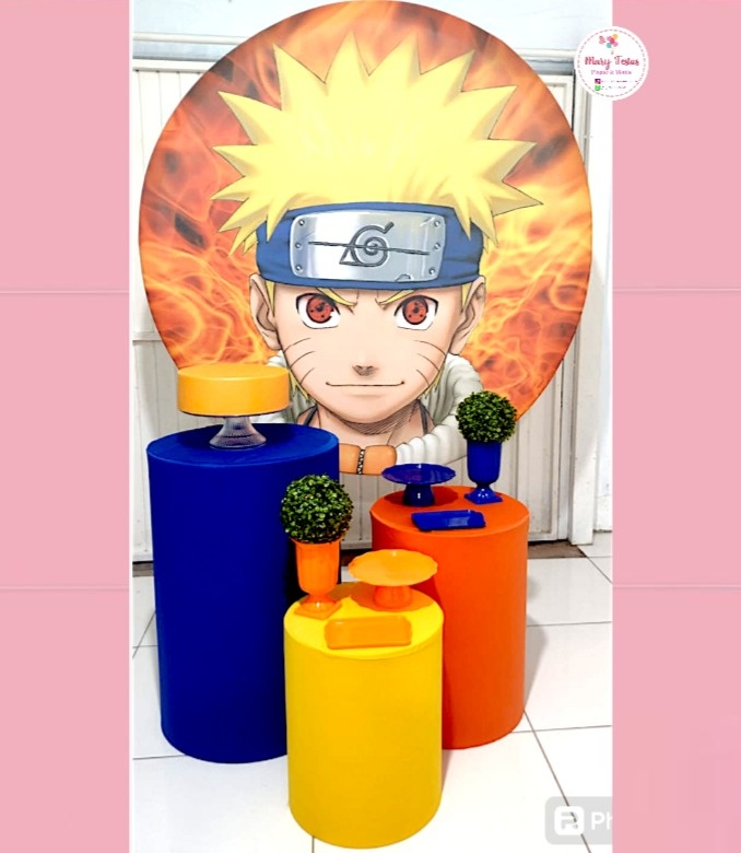 Kit 3 - Naruto  - CATÁLOGO MARY FESTAS PEGUE E MONTE