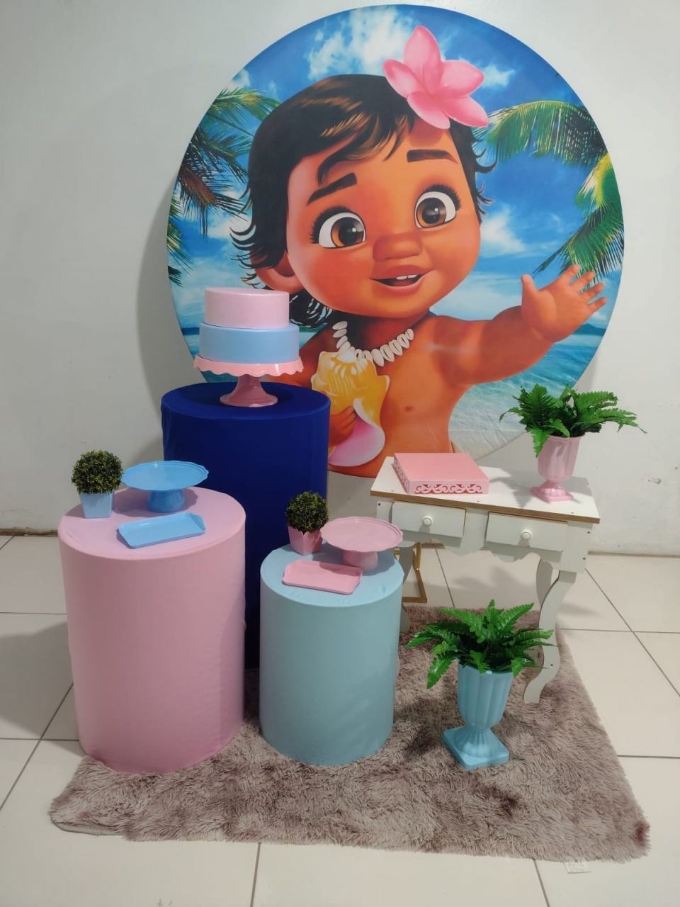 Kit 2 - Moana Baby - CATÁLOGO MARY FESTAS PEGUE E MONTE