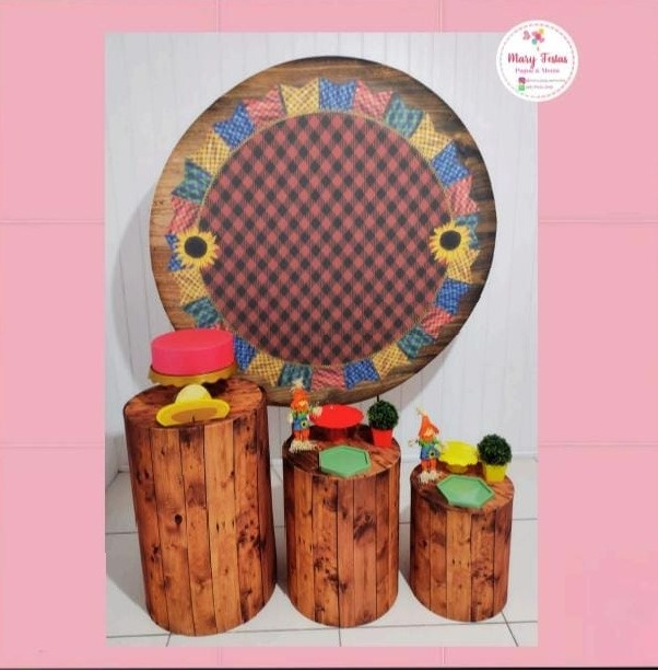 Kit 1 Arraia Xadres Rustico - CATÁLOGO MARY FESTAS PEGUE E MONTE