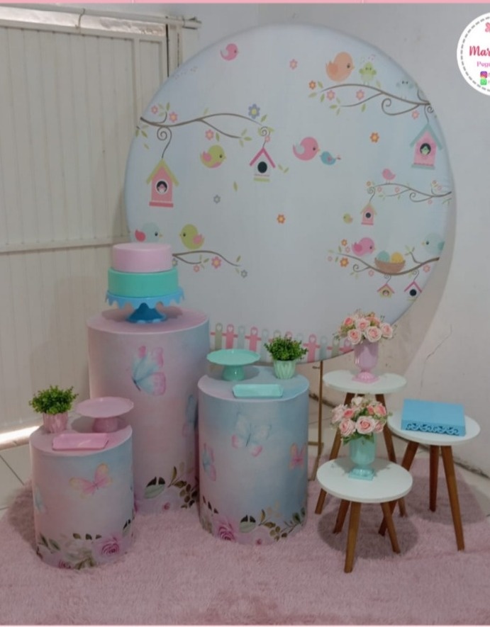 Kit 2 - Jardim Encantado - CATÁLOGO MARY FESTAS PEGUE E MONTE