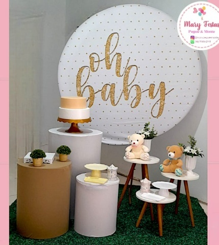 Kit 2 - Oh Baby Dourado - CATÁLOGO MARY FESTAS PEGUE E MONTE