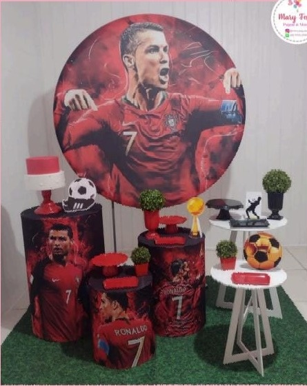 Kit 2 - Cristiano Ronaldo  - CATÁLOGO MARY FESTAS PEGUE E MONTE