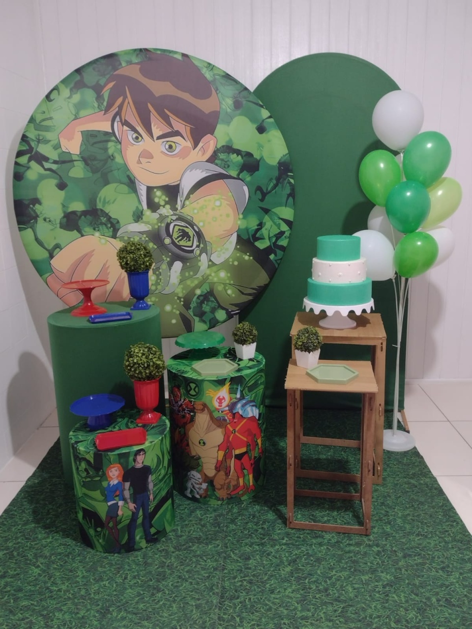 Kit 1 - Ben 10  - CATÁLOGO MARY FESTAS PEGUE E MONTE