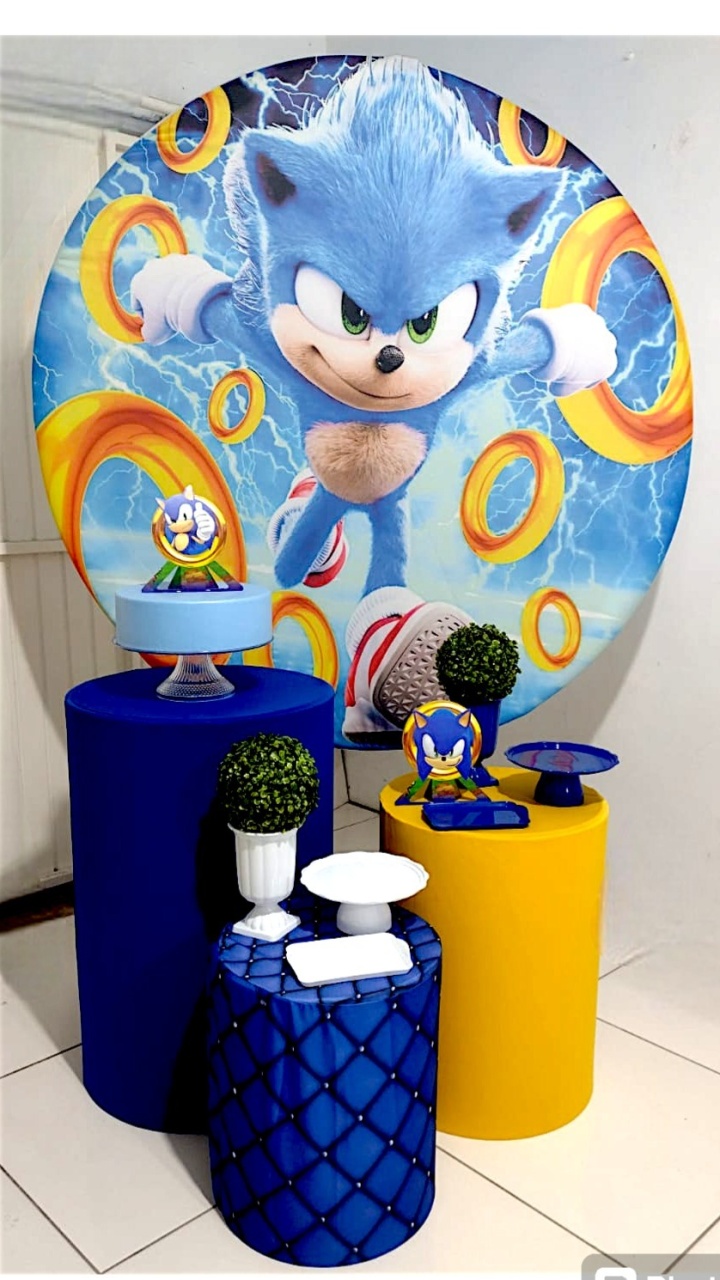 Kit 3 - Sonic - CATÁLOGO MARY FESTAS PEGUE E MONTE
