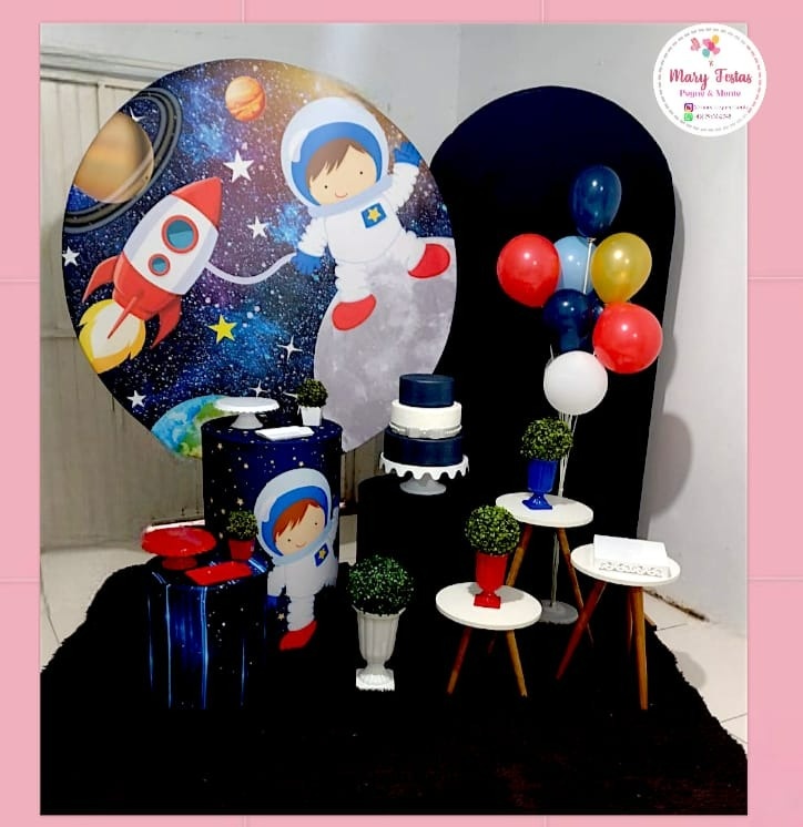 Kit 1 Astronauta - CATÁLOGO MARY FESTAS PEGUE E MONTE