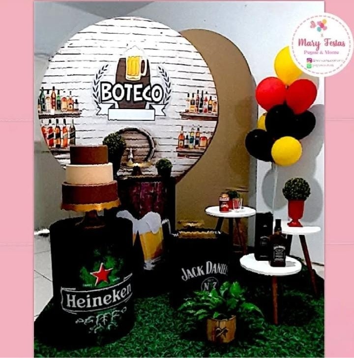 Kit 1 - Boteco Modelo 2   - CATÁLOGO MARY FESTAS PEGUE E MONTE