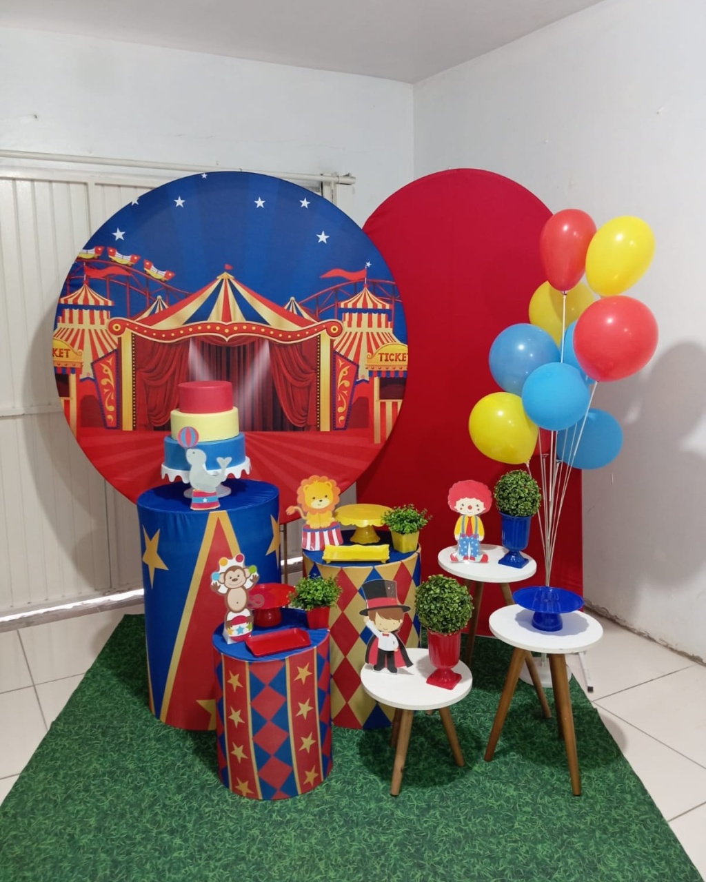 Kit 1 - Circo  - CATÁLOGO MARY FESTAS PEGUE E MONTE