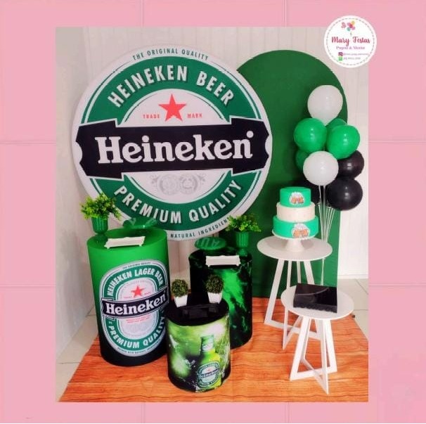 Kit 1 - Heineken  - CATÁLOGO MARY FESTAS PEGUE E MONTE