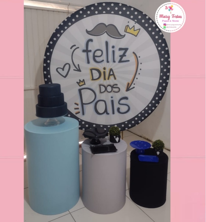 Kit 3 - Dia dos Pais - CATÁLOGO MARY FESTAS PEGUE E MONTE