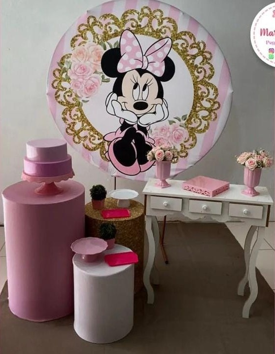 Kit 2 - Miney Rosa - CATÁLOGO MARY FESTAS PEGUE E MONTE