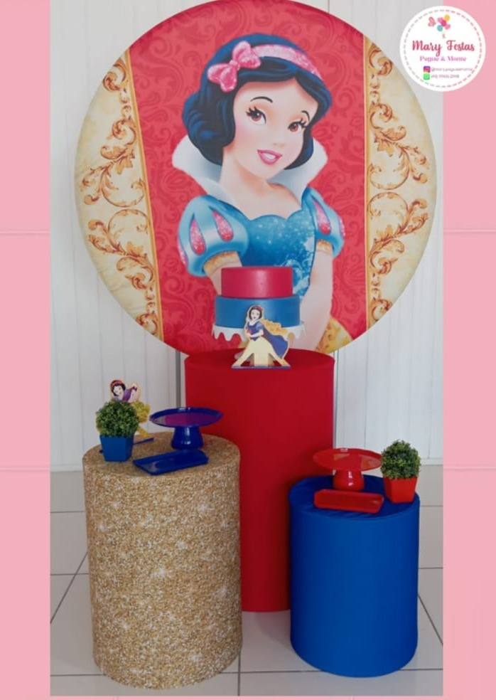 Kit 3 - Branca de Neve - CATÁLOGO MARY FESTAS PEGUE E MONTE
