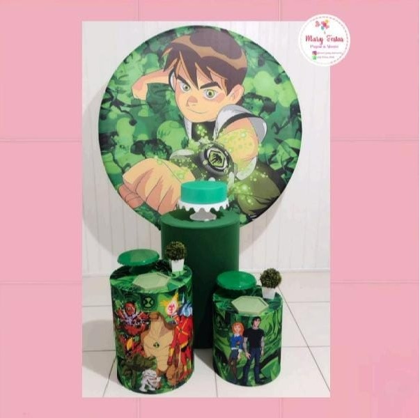 Kit 3 - Ben 10 - CATÁLOGO MARY FESTAS PEGUE E MONTE
