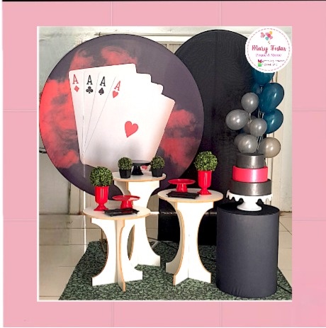 Kit 1 - Jogatina  - CATÁLOGO MARY FESTAS PEGUE E MONTE