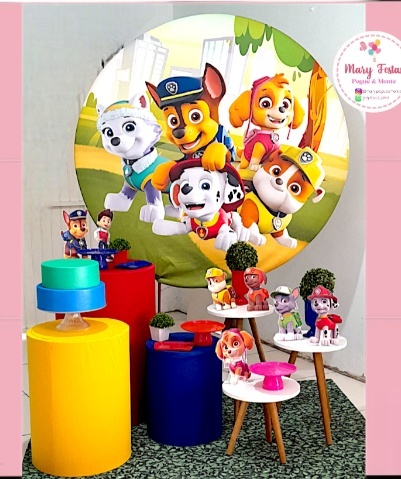 Kit 2 - Patrulha Canina - CATÁLOGO MARY FESTAS PEGUE E MONTE