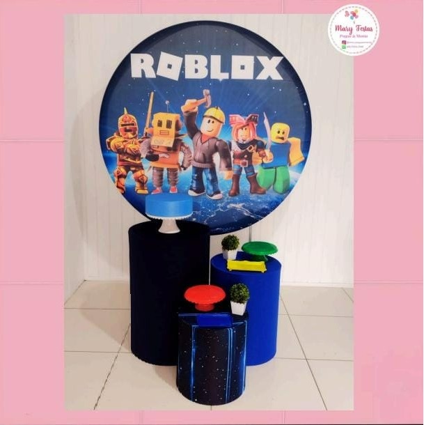 Kit 3 Roblox - Menino - CATÁLOGO MARY FESTAS PEGUE E MONTE