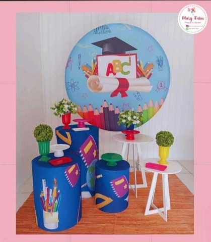 Kit 2 - Formatura Infantil - CATÁLOGO MARY FESTAS PEGUE E MONTE