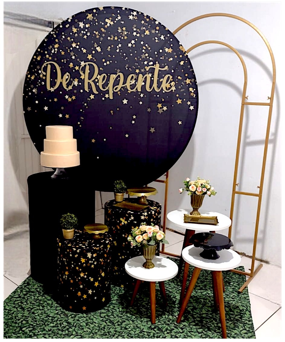 Kit 1 - Derepente Preto - CATÁLOGO MARY FESTAS PEGUE E MONTE