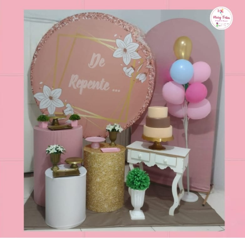 Kit 1 - Derepente Rose  - CATÁLOGO MARY FESTAS PEGUE E MONTE