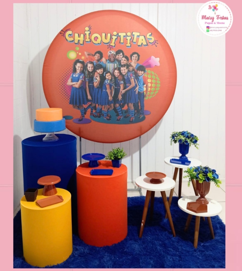 Kit 2 - Chiquititas - CATÁLOGO MARY FESTAS PEGUE E MONTE