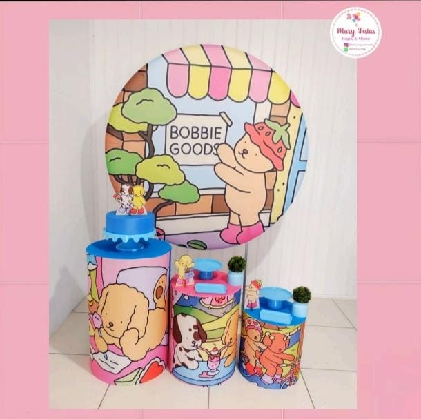Kit 3 Bob Goods Menino  - CATÁLOGO MARY FESTAS PEGUE E MONTE