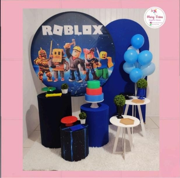 Kit 1- Roblox ( Menino )  - CATÁLOGO MARY FESTAS PEGUE E MONTE