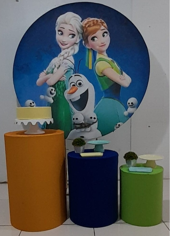 Kit 3 - Frozen - CATÁLOGO MARY FESTAS PEGUE E MONTE