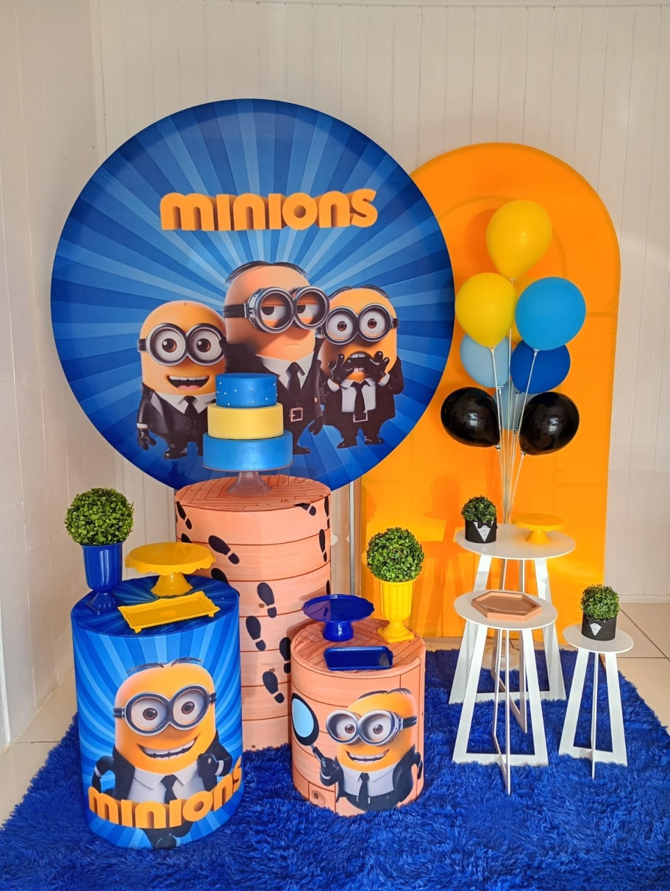 Kit 1 - Minions  - CATÁLOGO MARY FESTAS PEGUE E MONTE