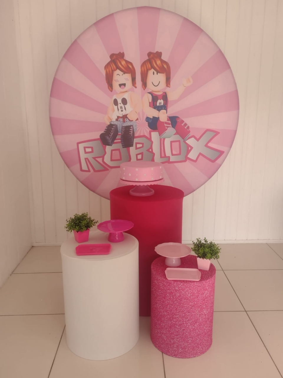 Kit 3 - Roblox ( Menina ) - CATÁLOGO MARY FESTAS PEGUE E MONTE
