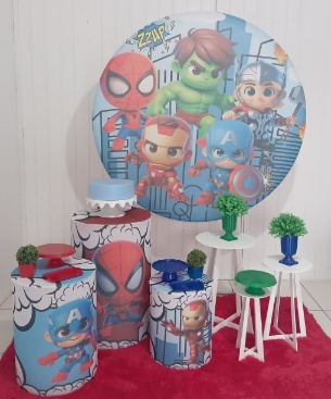 Kit 2 - Avengers Baby  - CATÁLOGO MARY FESTAS PEGUE E MONTE