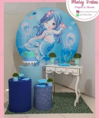 Kit 2 - Sereia  - CATÁLOGO MARY FESTAS PEGUE E MONTE