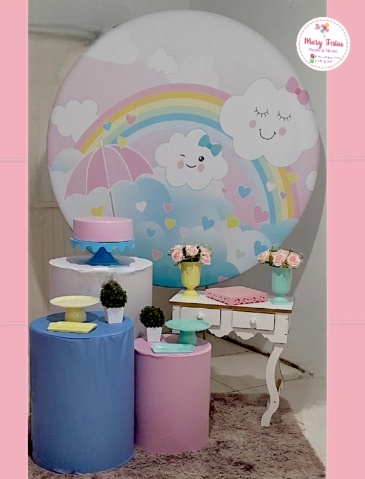 Kit 2 - Chuva de Amor - CATÁLOGO MARY FESTAS PEGUE E MONTE