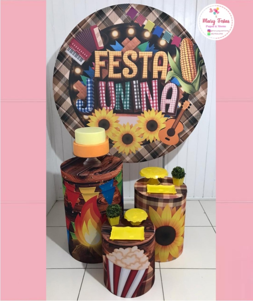 Kit 3 - Festa Junina - CATÁLOGO MARY FESTAS PEGUE E MONTE
