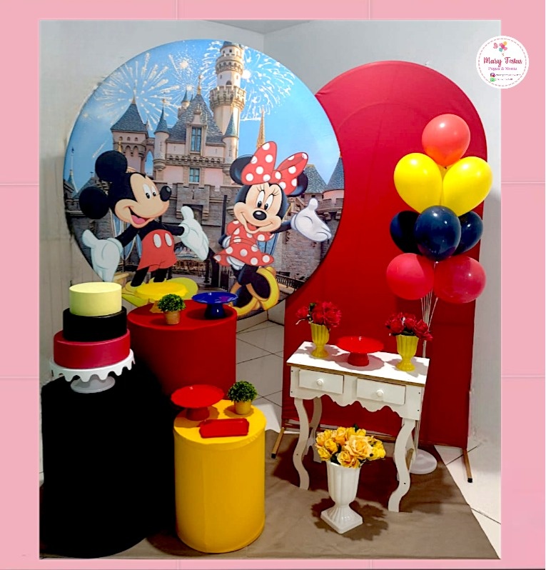 Kit 1 - Mickey E Miney  - CATÁLOGO MARY FESTAS PEGUE E MONTE