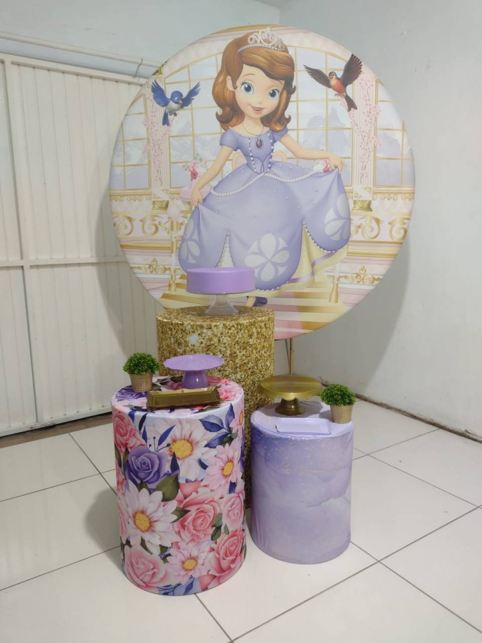 Kit 3 - Princesinha Sofia - CATÁLOGO MARY FESTAS PEGUE E MONTE
