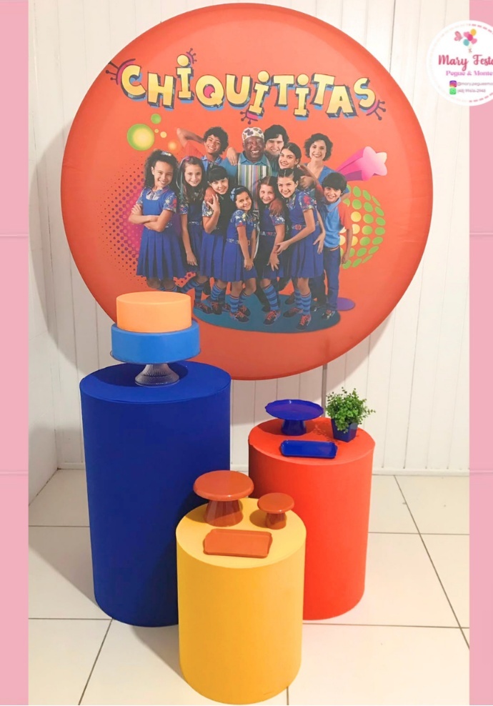 Kit 3 - Chiquititas - CATÁLOGO MARY FESTAS PEGUE E MONTE