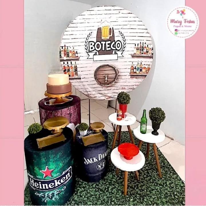 Kit 2 - Boteco Modelo 2  - CATÁLOGO MARY FESTAS PEGUE E MONTE