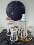 15 Anos Glitter Preto 2 - imagem 1