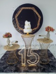 15 Anos Glitter Dourado 1 - imagem 1