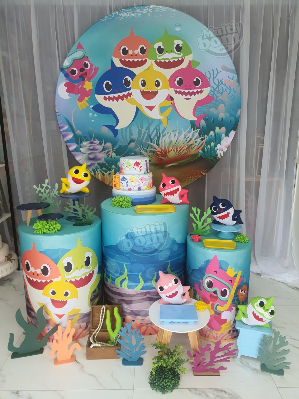 Baby Shark Menino - MultiBomFestas