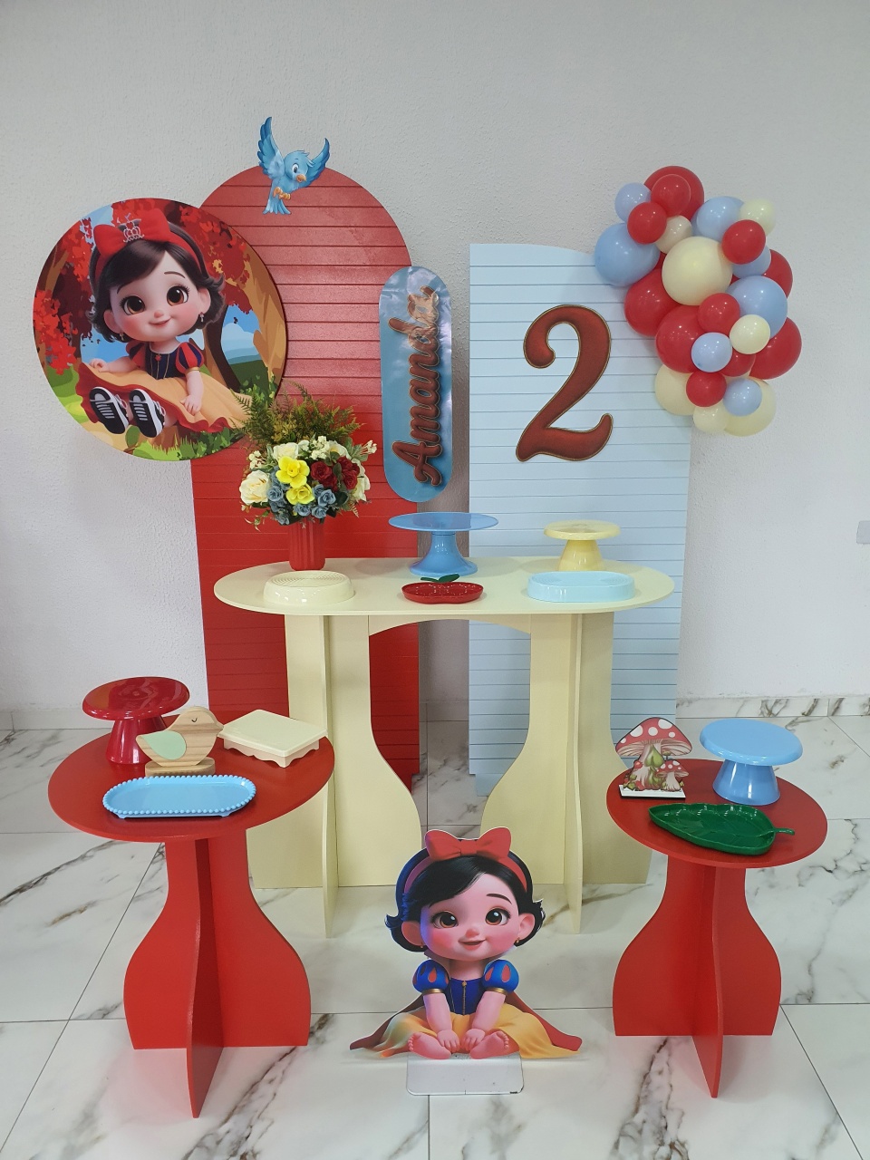 Lovelly Party Branca de Neve Baby - MultiBomFestas