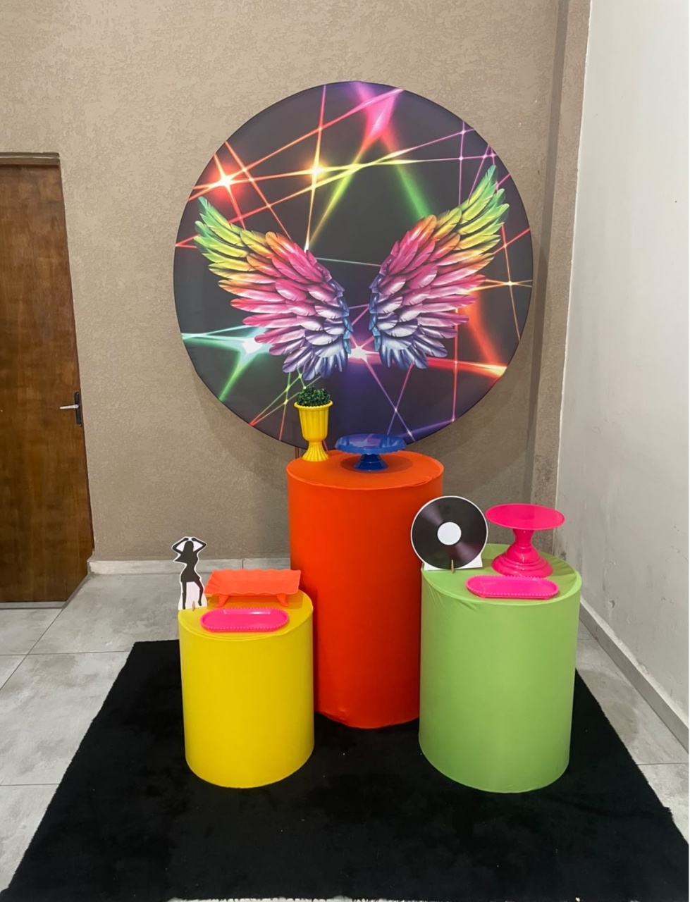 Kit Pm Básico Neon - Jujuba Festa e Cia 